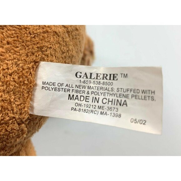 Christmas Reindeer Plush Toy Stuffed Animal Galerie 2002 Stocking Stuffer - Picture 7 of 8